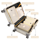 6PCS Travel Organiser Packing Bags Durable Packing Cubes Set