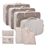 Travel Organiser Packing Bags 8 Pcs Packing Cubes for Suitcase