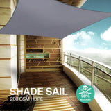 Sun Shade Sail Square Waterproof Shade Sail for Outdoor Garden Patio Party