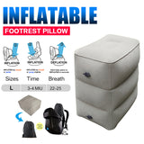 Inflatable Foot Rest Pillow Adjustable Height